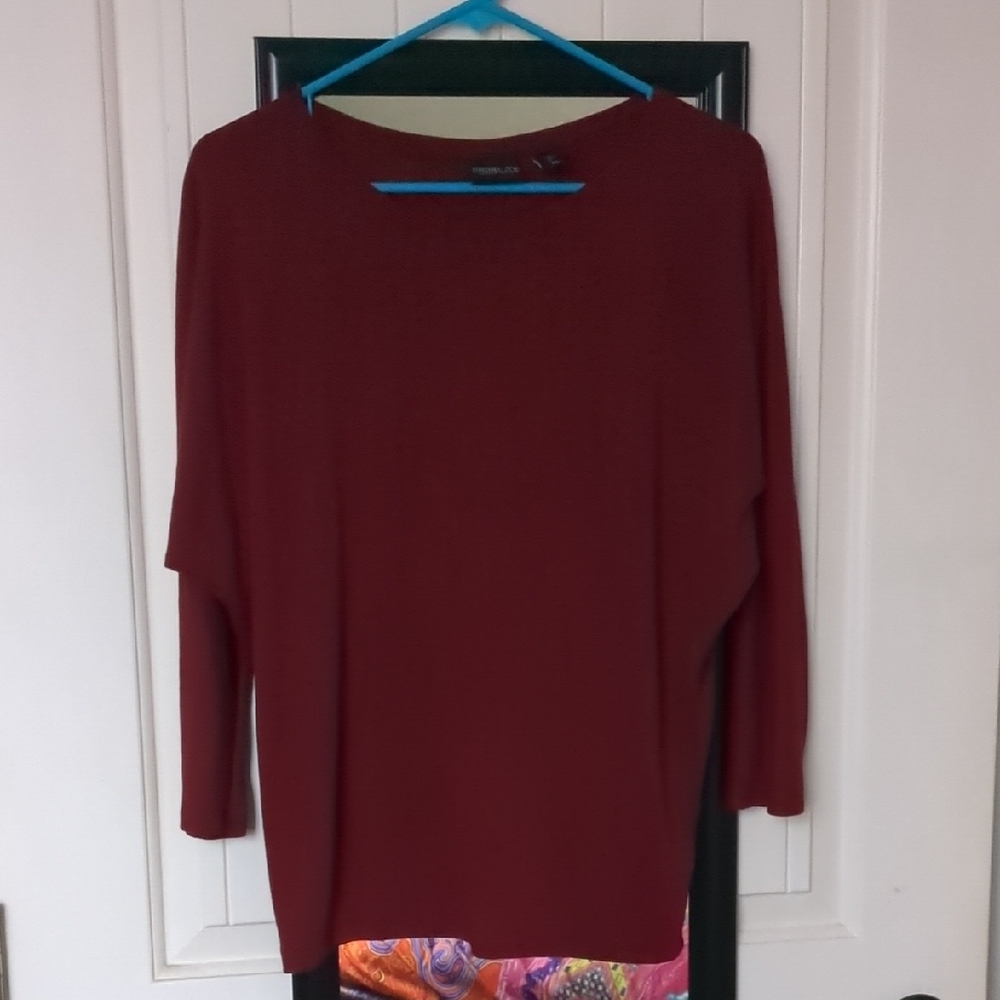 Rachel Zoe Burgundy Sweater